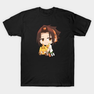 Cute Asakura Yoh With Amidamaru T-Shirt